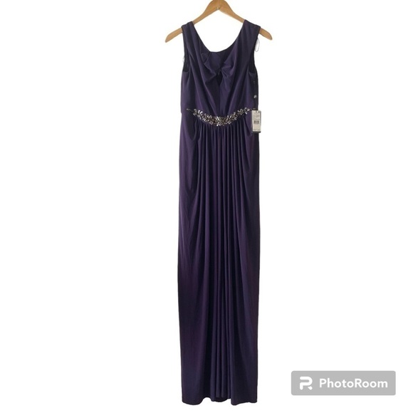 Adrianna Papell Keyhole Embellished Gown - Picture 3 of 6
